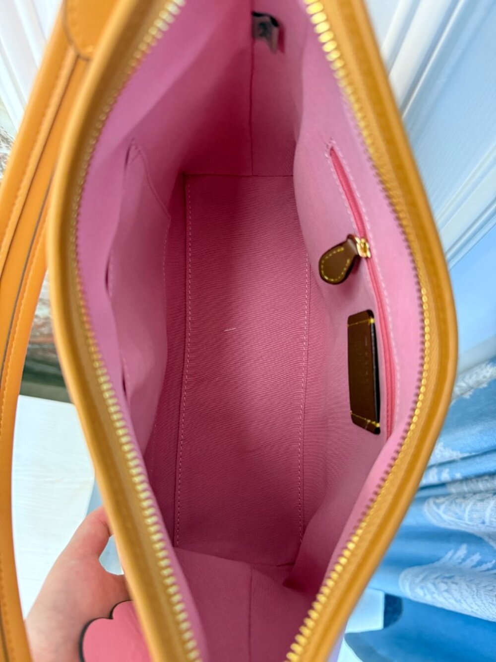 NWT Coach Gold/Powder Pink Laurel Shoulder Bag With Charms CEL12 - Picture 7 of 8